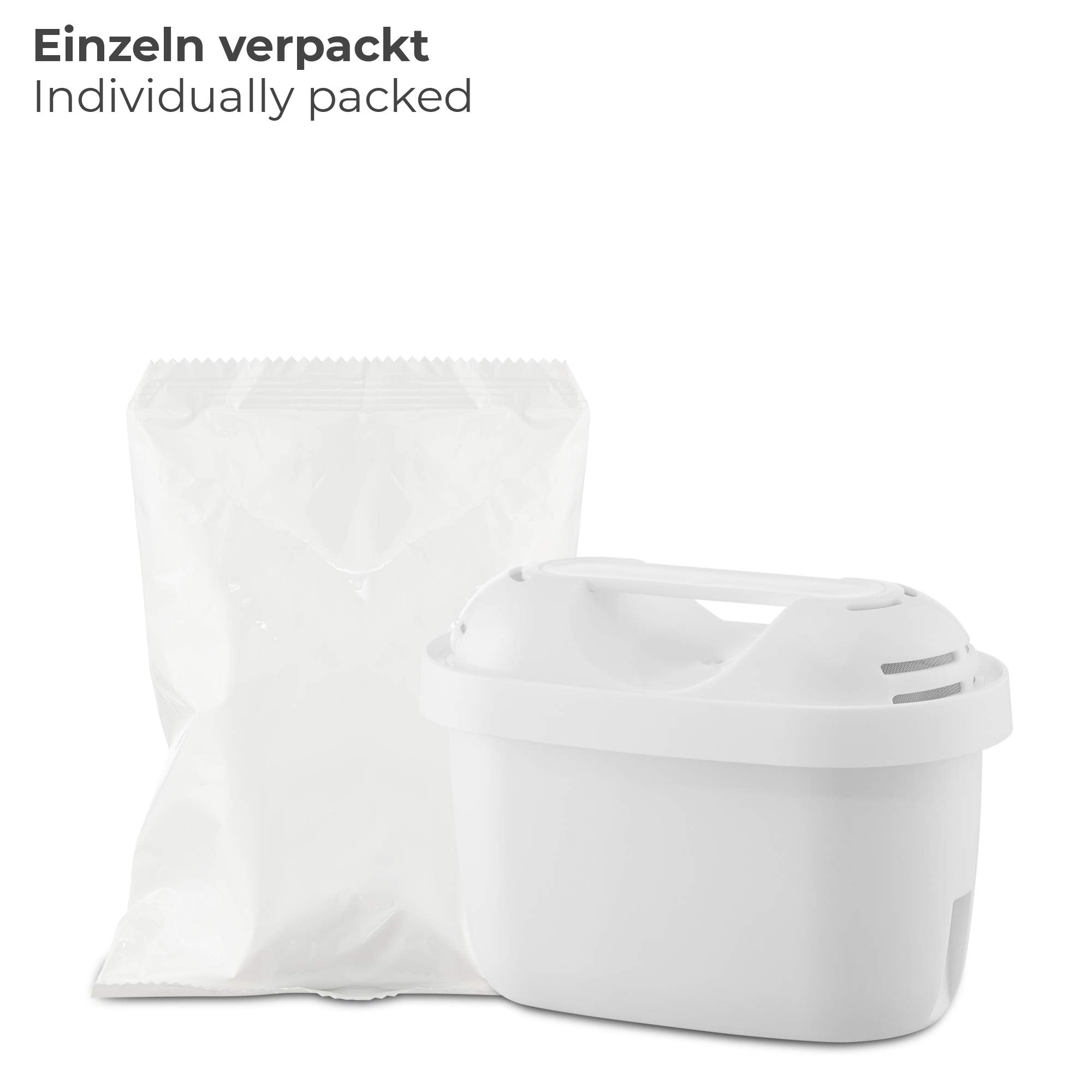 SILBERTHAL Wasserfilter Kartuschen - Reduziert Kalk, Chlor und Verunreinigungen - Filterkartuschen kompatibel mit Brita Maxtra und SILBERTHAL Filterkannen - 1er Pack