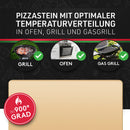 Pizza Divertimento - DAS ORIGINAL - Pizzastein für Backofen & Gasgrill – inkl. Pizzaschieber – Vergleich.org ausgezeichnet - Pizza Stein – Für knusprigen Boden & saftigen Belag - Inkl. e-Rezeptbuch