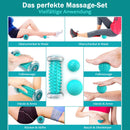 FUßFREUND Premium Fußmassagegerät [3er Set] I Verbessertes Konzept 2023 I Fußmassage Roller I Igelball Massage Ball Fußroller zur Stressreduzierung und Entspannung