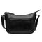 LEABAGS Kairo Umhängetasche I Echtes Leder I Handtasche für Damen I Schultertasche I 28x8x18 cm I Shopper Schwarz