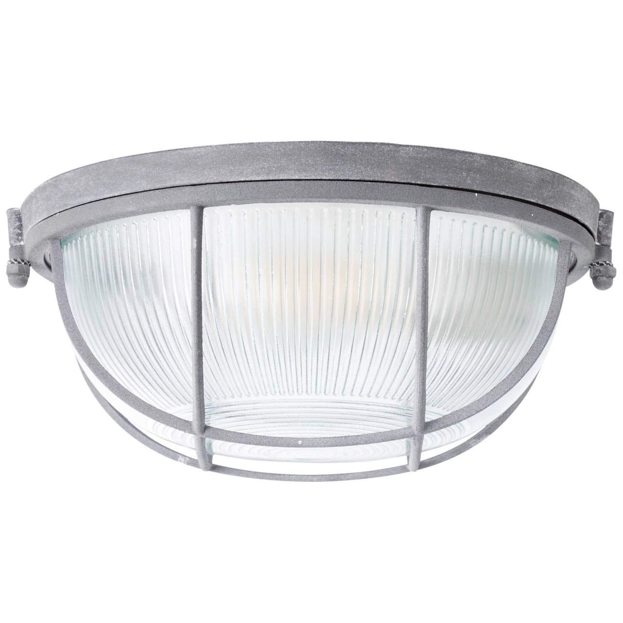 BRILLIANT Lampe Lauren Wand- und Deckenleuchte 26cm grau Beton | 1x A60, E27, 40W, geeignet für Normallampen (nicht enthalten) | Für LED-Leuchtmittel geeignet