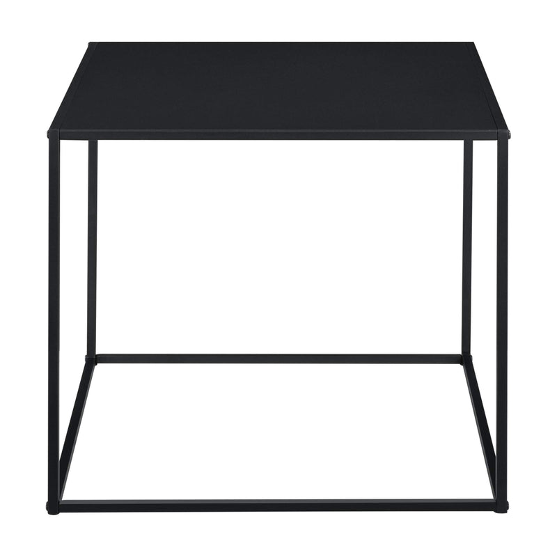 [en.casa] Beistelltisch Russafa 50x55x55 cm Wohnzimmertisch Industrie-Design Metall Schwarz