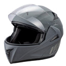 Westt Motorradhelm Herren Damen Integralhelm Klapphelm Flip-up Motorrad Jethelm Chopper Mofa Moped Roller Modular Helm Motorrad ECE DOT Zertifiziert, grau, M (57-58 cm)