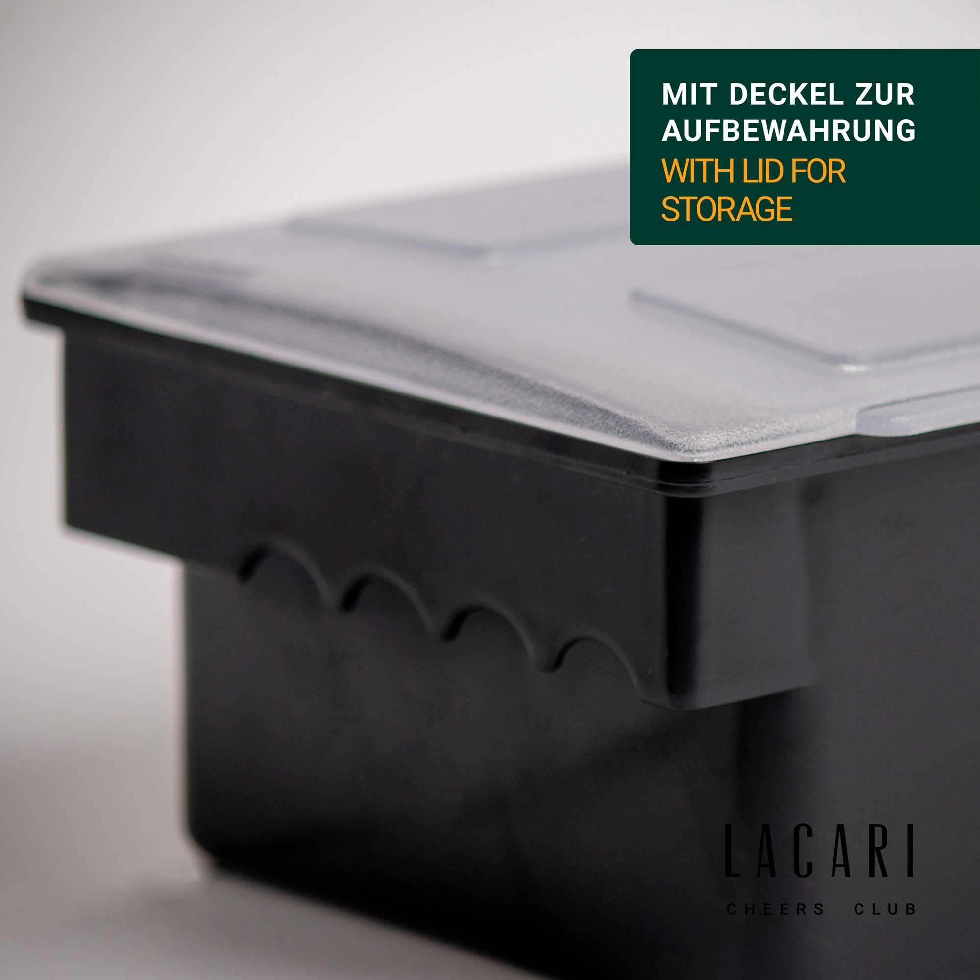 Zutatenbehälter | Behälter zum Garnieren mit 5 Einsätzen | Zutatenbehälter Cocktails und Drinks | Lacari Condiment Holder Bar