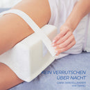 VICTOREM Kniekissen – Hoch Atmungsaktives Orthopädisches Beinkissen - Ergonomisches Kniekissen für Seitenschläfer - Seitenschläferkissen für Rücken- Hüft- und Knieschmerzen, mit Verstellbarem Riemen