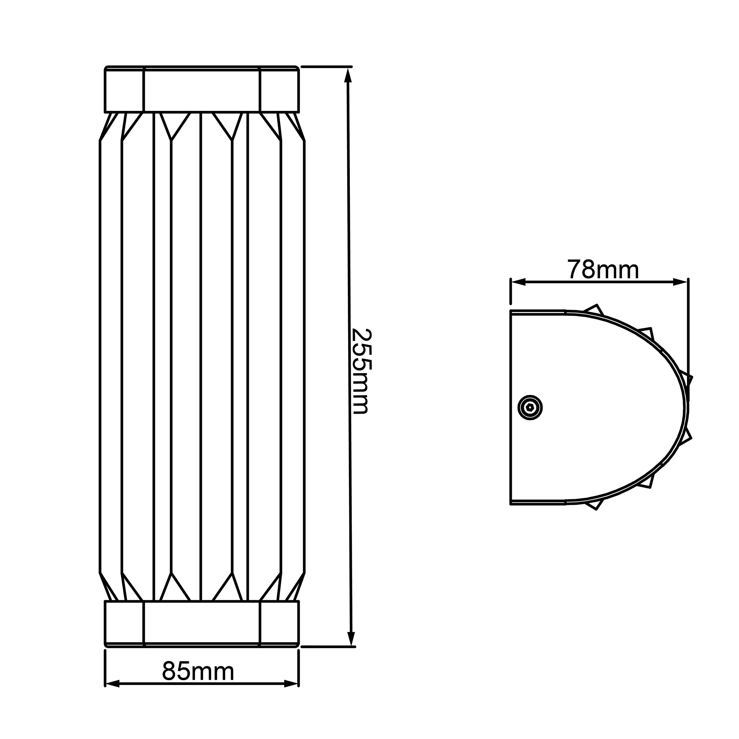 Brilliant Lampe, Lemont Wandleuchte 30cm chrom, Metall/Glas, 2x QT14, G9, 18W,Stiftsockellampen (nicht enthalten)