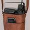 LEABAGS Nicola Damen Handtasche aus echtem Leder im Vintage Look I Umhängetasche I Ledertasche I Schultertasche I 23x6x24cm I Muskat