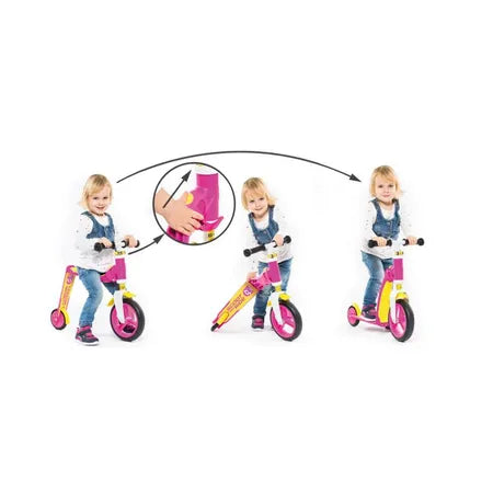 SCOOTANDRIDE Highwaybaby PLUS 2w1 Hulajnoga I Rowerek 1+ Pink