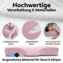 Schlafimpuls Ergonomisches Kopfkissen Nackenstützkissen | Orthopädisches Kopfkissen & Nackenkissen [Memory Foam] Seitenschläfer - mit extra Bezug - Farbe wählbar (Rosa)