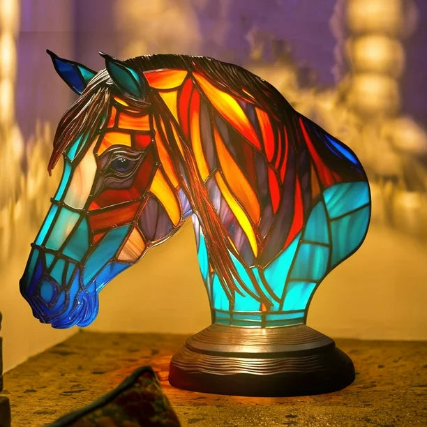 Rebolet | LeuchtPferd - handgefertigte Lampe, die Herzen erstrahlen lässt