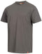 Nitras Motion TEX Light Arbeits-T-Shirt - Kurzarm-Hemd aus 100% Baumwolle - für die Arbeit - Grau - L