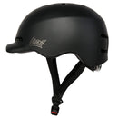 Westt Urban Herren Damen Kinder Fahrradhelm Skaterhelm BMX Helm mit Licht atmungsaktiv, schwarz, Einheitsgröße (58-60cm)