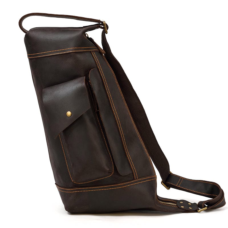 Rucksack aus Crazy-Horse-Leder