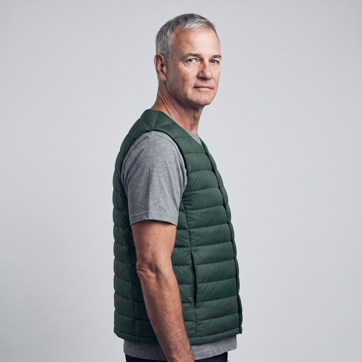 Herren Weste leicht – daunengefüllter Bodywarmer