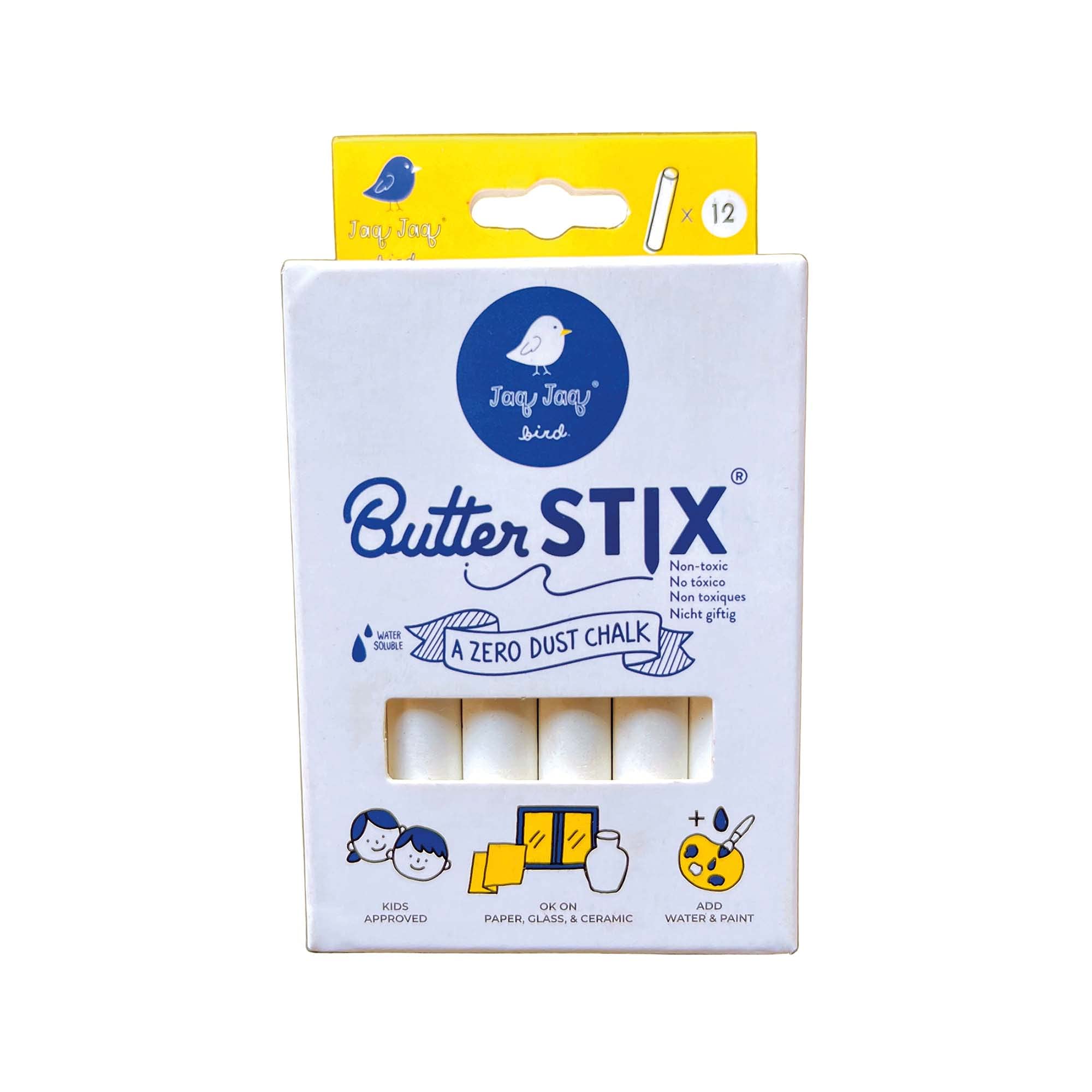 Jaq Jaq Bird ButterStix� 12 Weisse Butterkreiden Sale