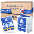 SEVEN OCEANS - DAS ORGINAL - XXL-Notfallnahrung [24x500g] inkl. extra Vitamine I Maximal Haltbare Notnahrung für dauerhaften Vorrat I Energie- & Kalorienreiche Outdoor Notration I Prepper Nahrung