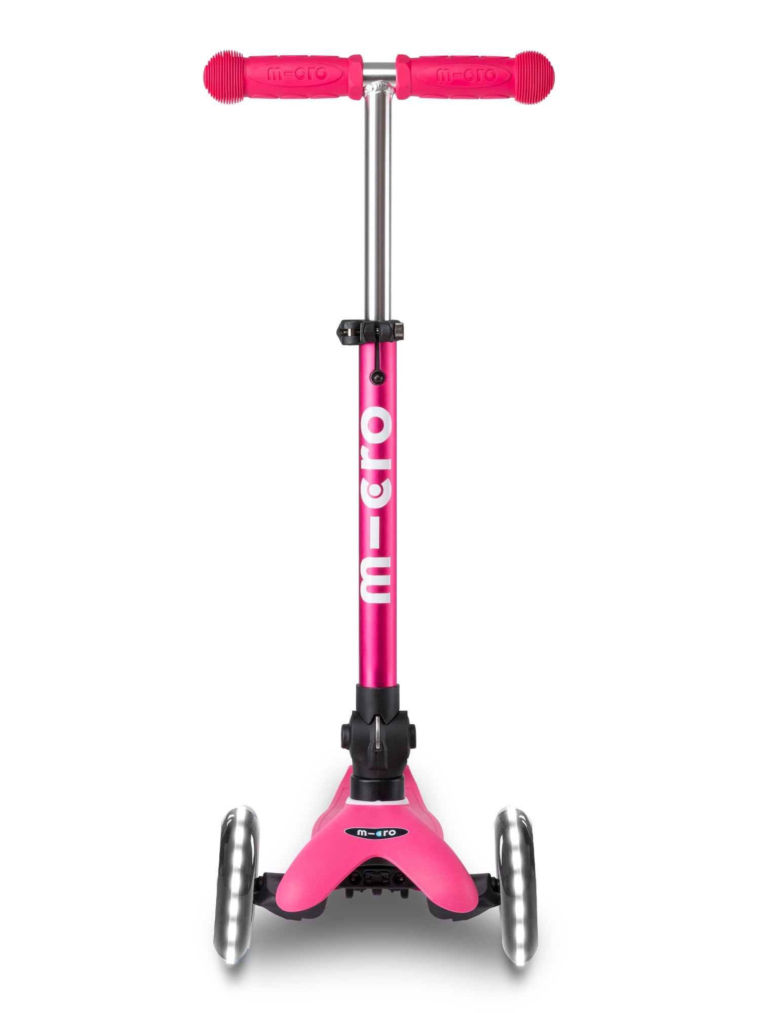 Micro Scooter mini micro deluxe foldable LED pink