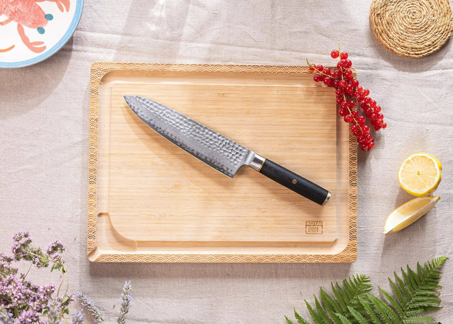 Gyuto-Kochmesser, Klingenlänge 20 cm – Pakka San‑Mai‑Kollektion