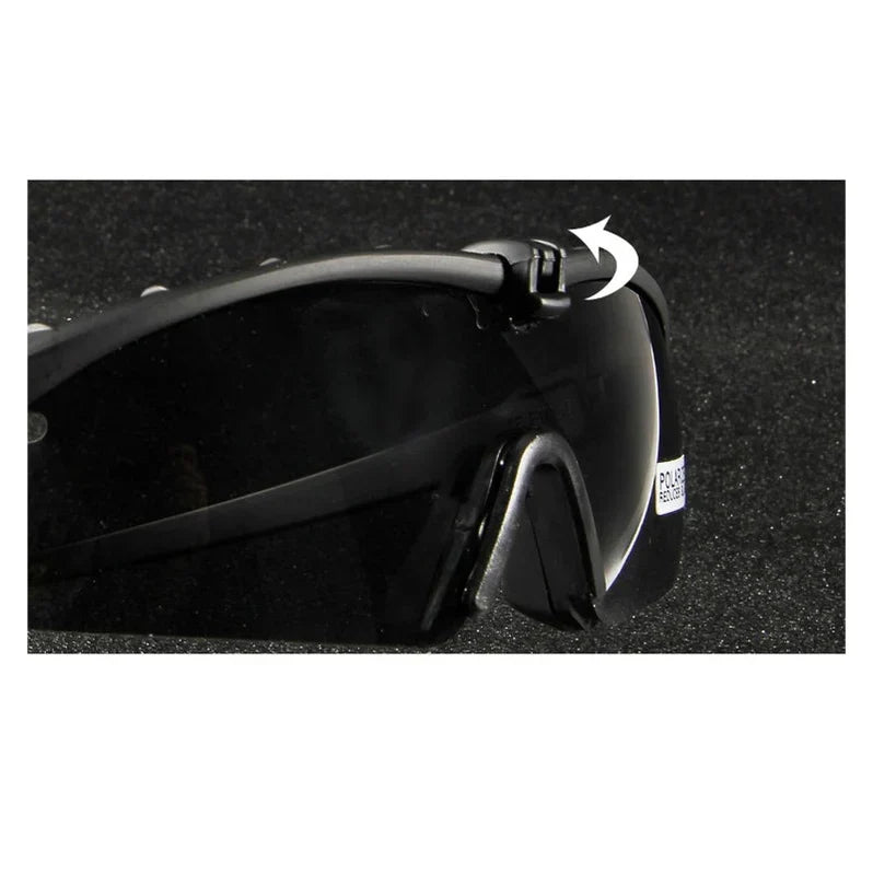 Tactical-Schutzbrille mit UV-Polarisationsgläsern