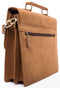 LEABAGS 'Haarlem' Aktentasche Echt-Leder Umhängetasche Tablettasche Schultertasche Herren und Damen DIN A4 Format Vintage Look Ledertasche Henkeltasche Businesstasche Unitasche Büro