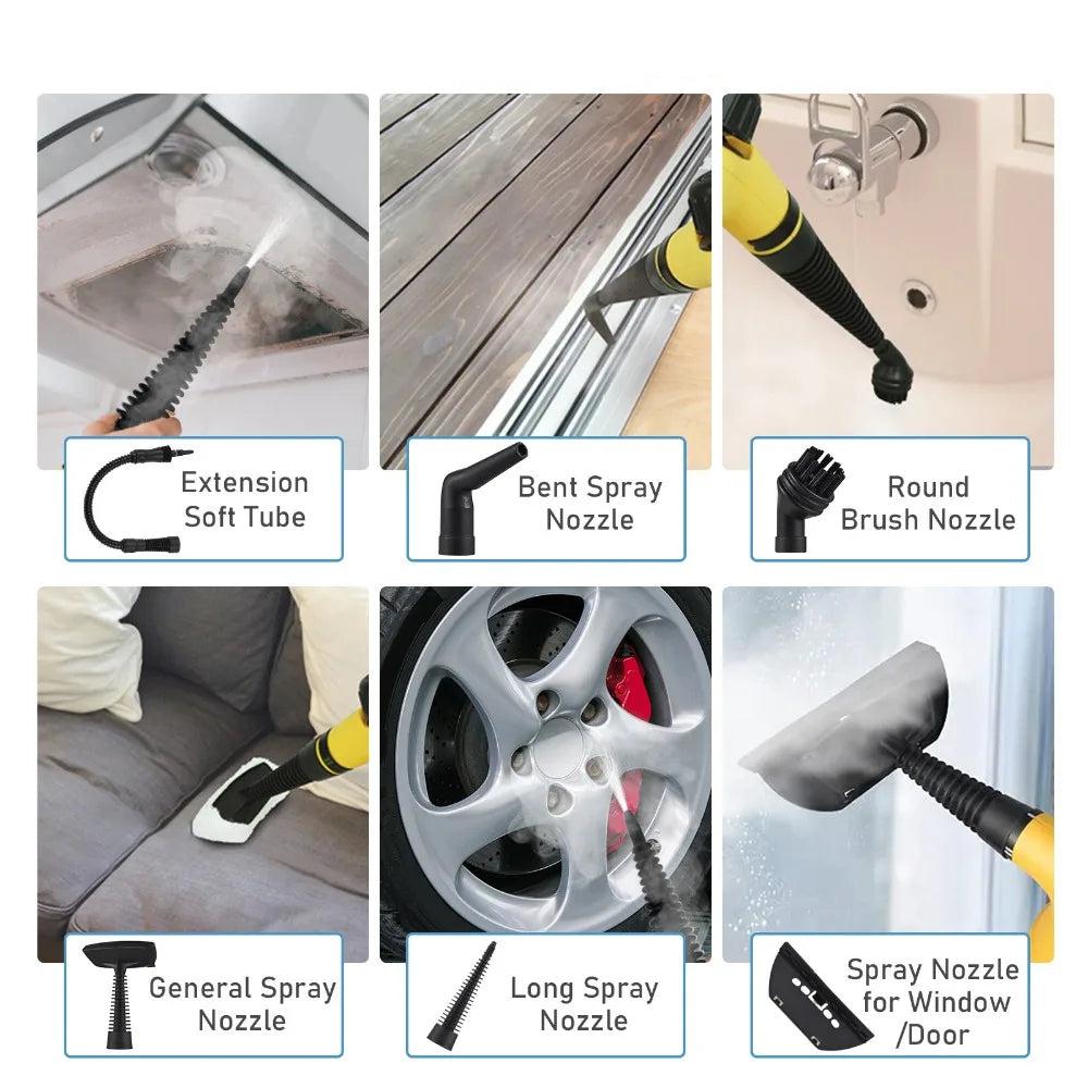 Rebolet | Handheld Dampfreiniger – Hochtemperatur Teppich- & Fahrzeug-Dampfreiniger