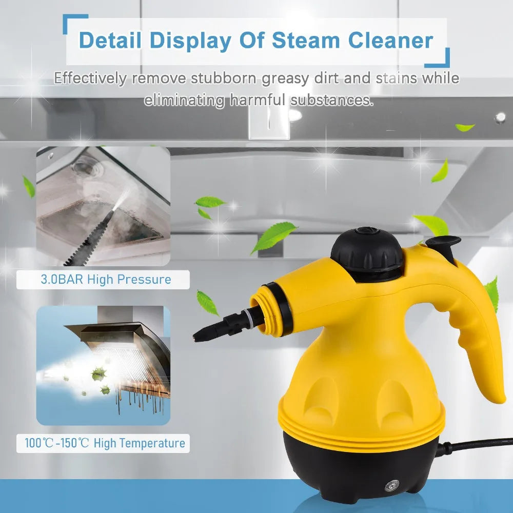 Rebolet | Handheld Dampfreiniger – Hochtemperatur Teppich- & Fahrzeug-Dampfreiniger