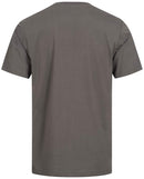 Nitras Motion TEX Light Arbeits-T-Shirt - Kurzarm-Hemd aus 100% Baumwolle - für die Arbeit - Grau - L