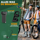 MIVELO Fahrradschloss Faltschloss hohe Sicherheit 85cm lang I Fahrrad Schloss Zahlenschloss inkl. Halterung I Ideal für E Bike, MTB & Rennrad (mit Zahlencode)