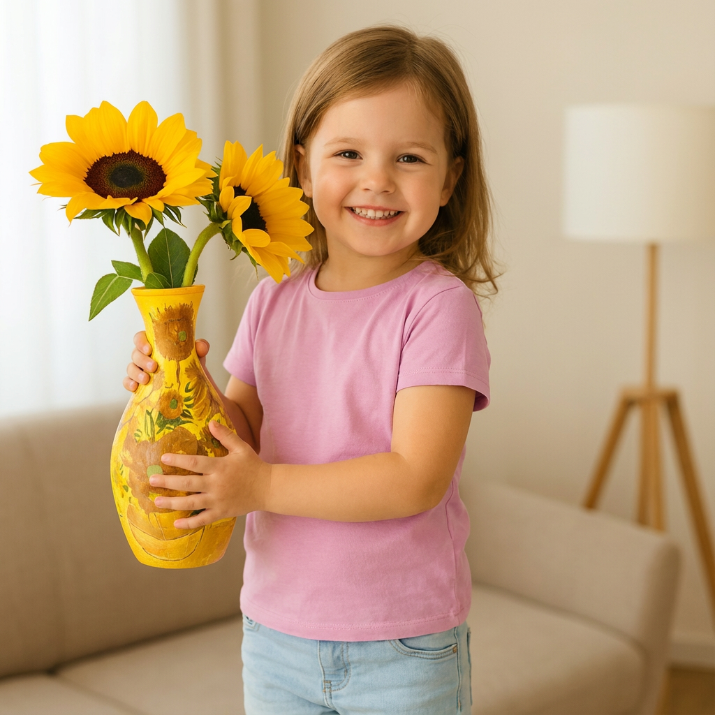 Rebolet | 3D Puzzle Vase Dekoration für echte Blumen