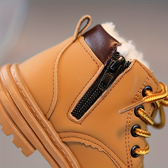 Rebolet | Wasserfeste Fleece-Winterstiefel für Jungen – Mit Warmfutter & Profilsohle
