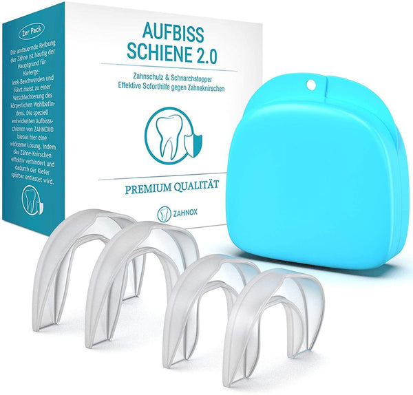 ZAHNOX Premium Aufbissschiene 4er Set