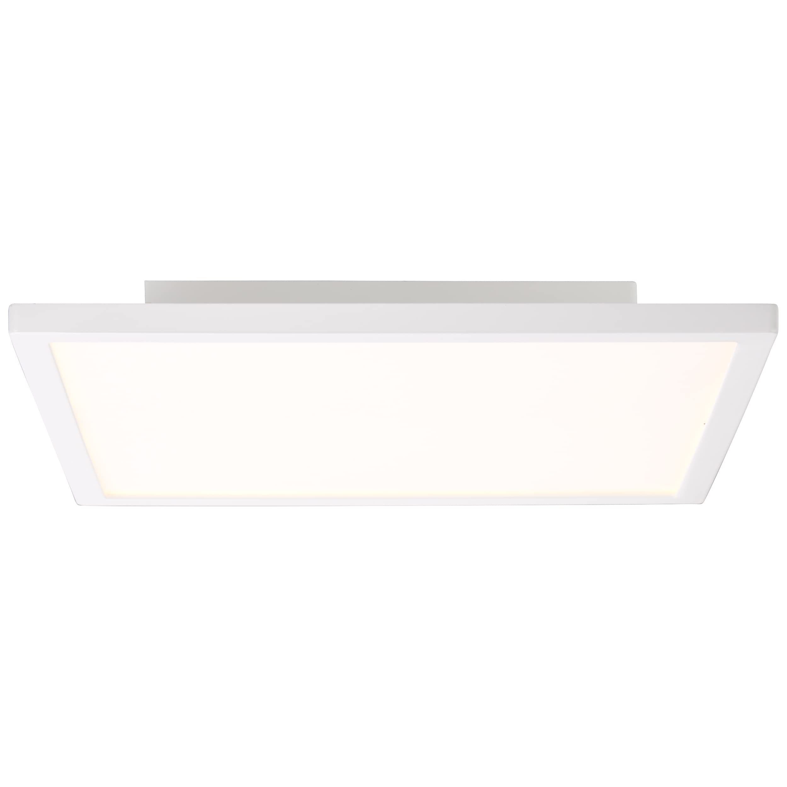 Brilliant Lampe Ceres LED Deckenaufbau-Paneel 25x25cm weiß | 1x 10W LED integriert, (1000lm, 3000K) | Schwebende Optik durch flachen Aufbau