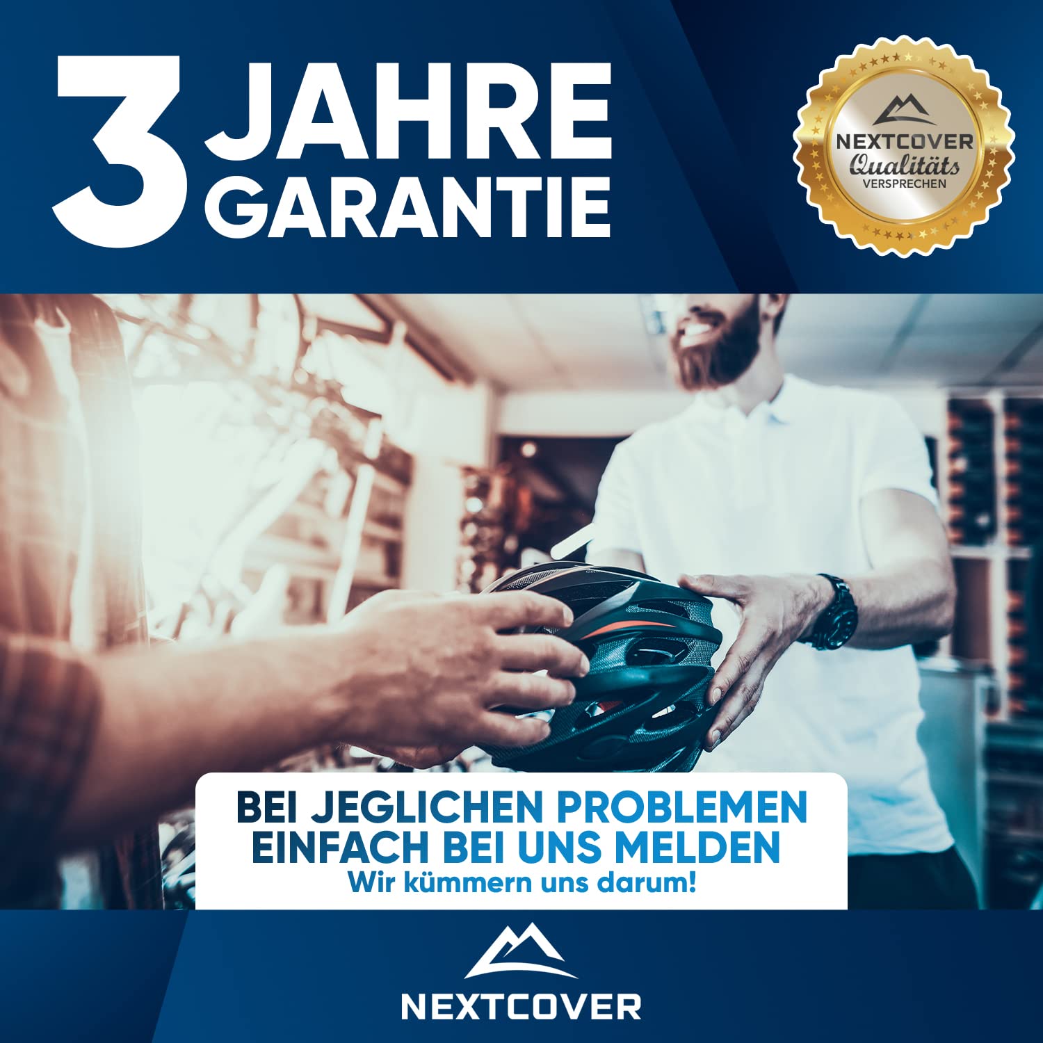 NEXTCOVER® Fahrradsattel mit Memory-Foam 2.0 und [Volume-Air] Federung I maximaler Fahrkomfort I ergonomischer Fahrrad Sattel für Damen & Herren I Sattel bequem I Rennrad, Trekking, City