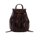 LEABAGS Leder Rucksack Damen & Herren I Echtleder Premium Daypack I Eleganter Backpack Frauen & Männer I Lederrucksack I Größe M I Vintage Cognac