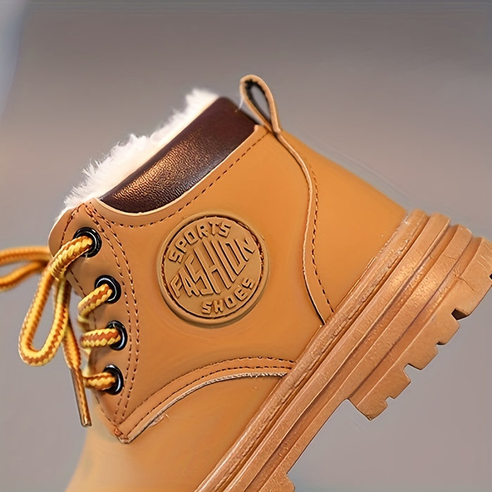 Rebolet | Wasserfeste Fleece-Winterstiefel für Jungen – Mit Warmfutter & Profilsohle
