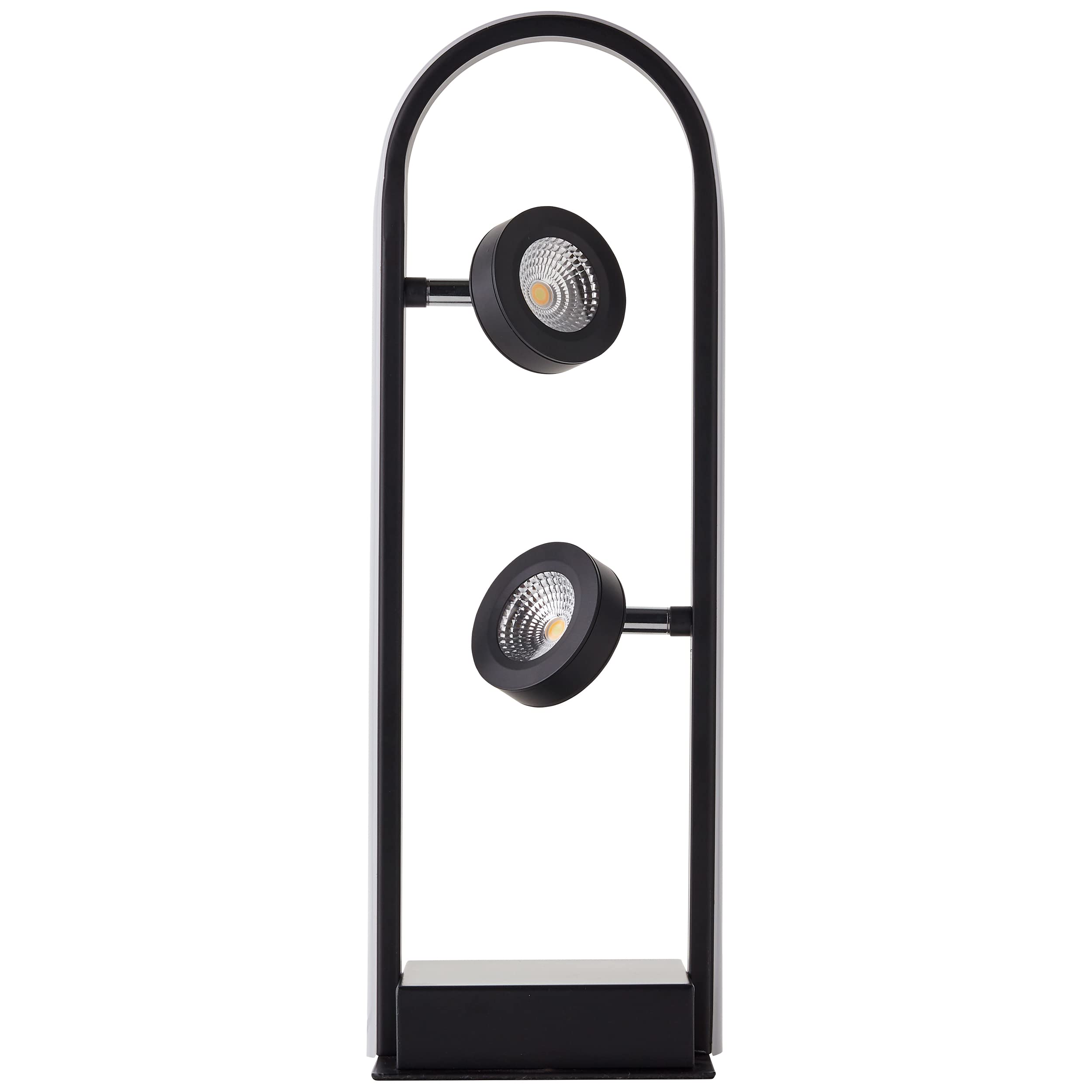 Brilliant Nebeker LED Tischleuchte 2flg schwarz, Metall/Kunststoff, 2x 22 W LED integriert, (Lichtstrom: 2200lm, Lichtfarbe: 3000-6500K)