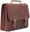 LEABAGS Gainsville Aktentasche l Laptoptasche 15 Zoll Ledertasche im Vintage Look l 29x11x30 cm