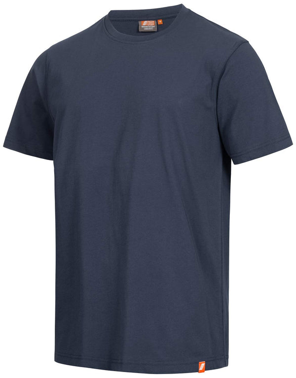 Nitras Motion TEX Light Arbeits-T-Shirt - Kurzarm-Hemd aus 100% Baumwolle - für die Arbeit - Dunkelblau - L