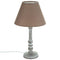 Taupe Holzlampe H36