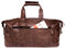 Leabags Leder Weekender Damen & Herren I Echtleder Premium Reisetasche I 41 l Sporttasche I Duffle Travel Gym Bag I Sporttasche I Trainingstasche I Tasche Flugzeug I groß I Vintage Cognac