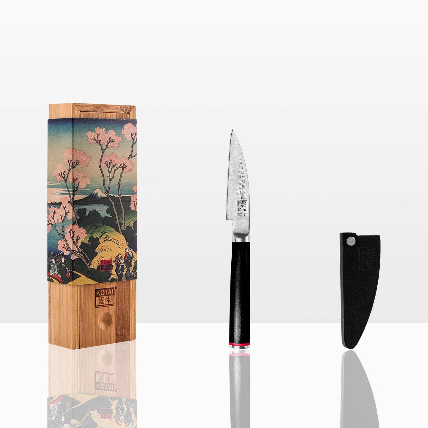 KOTAI Klingenschälmesser mit 9 cm Klinge und Geschenkbox
