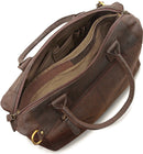 LEABAGS Baltimore Handtasche aus echtem Büffel-Leder im Vintage Look - Muskat