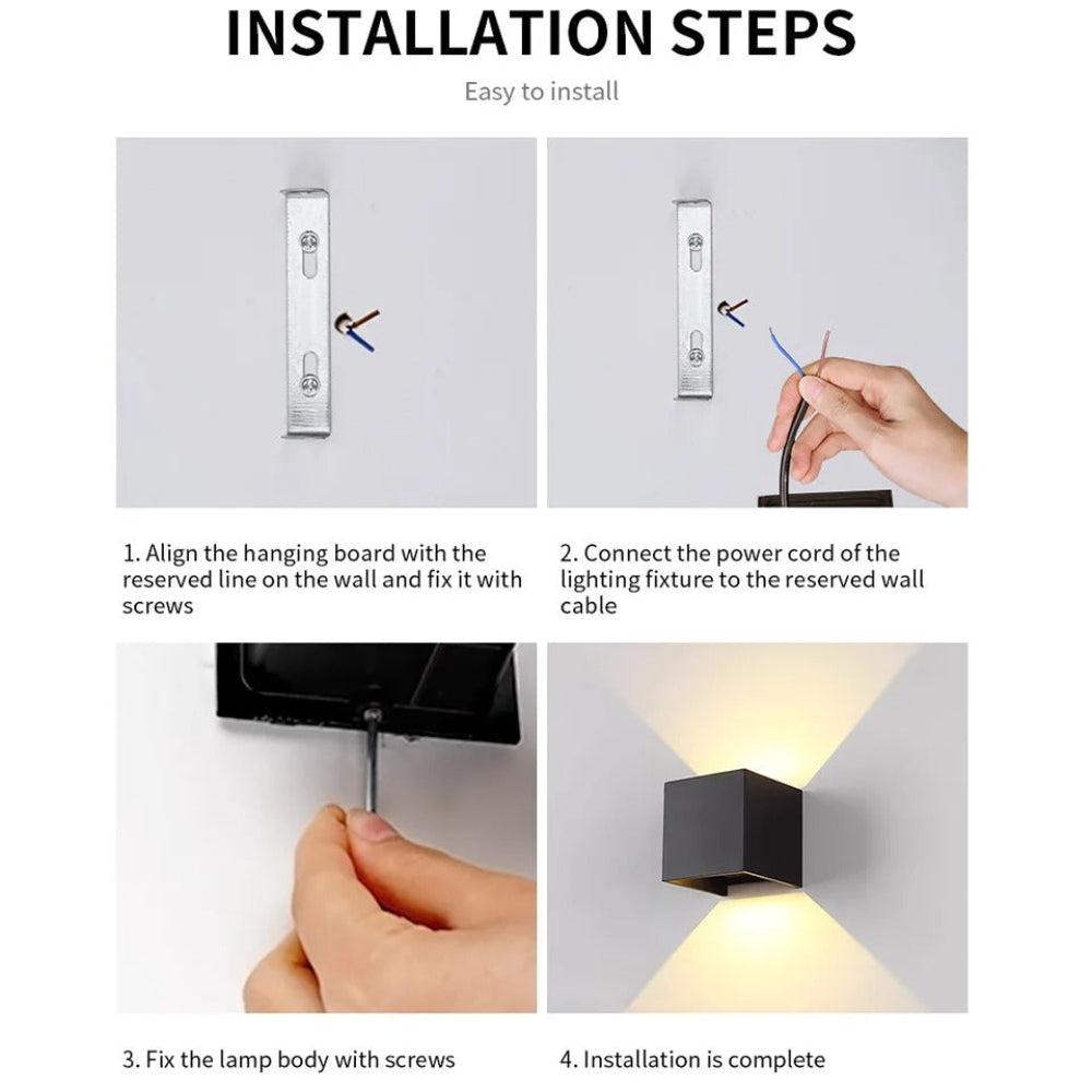 Rebolet | Drahtloses LED-Cube-Lichtset - Kabellos, energieeffizient und vielseitig