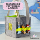 Heldenzimmer - Tonie Regal Wolke Blau [GRATIS Tragetasche] - Für Toniebox Regal bis 20 Figuren - Tonie Regal Mädchen und Junge - Perfekte Tonie Aufbewahrung im Kinderzimmer