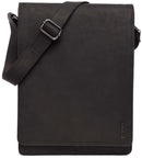 LEABAGS Oxford - Cow Dark Brown Hunter