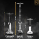 M. ROSENFELD Shisha Set 4 Anschlüsse – 111cm BIG ONE Shisha 4 Anschlüsse Wasserpfeife Set mit 4 Anschlüssen mit Shisha Zubehör 4 Shisha Schlauchadapter Edelstahl Tauchrohr + Shisha Kopf Set