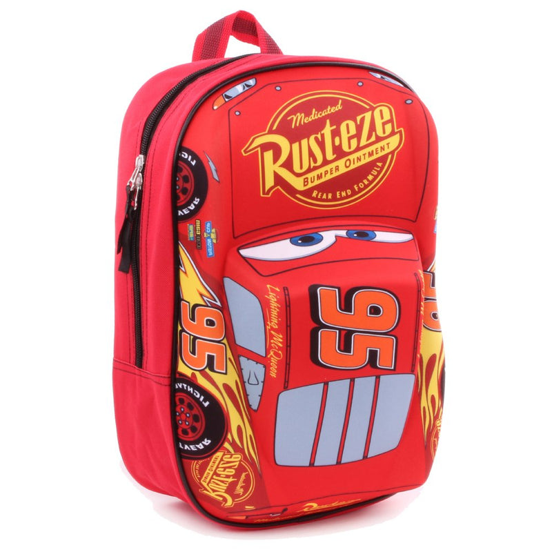 Disney 760–8462 1 x Cars – Lightning McQueen 'Piston Cup Champion' 3D-Effekt Auto 31 cm Rucksack