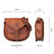 Leabags Leder Handtasche Damen I Premium Echtleder Umhängetasche I Damen Schultertasche I Damentasche I Tragetasche für Arbeit Uni Schule Freizeit I Größe L (28 x 23 x 8 cm) I Vintage Cognac