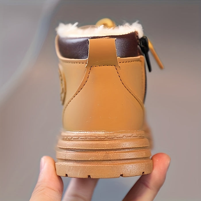 Rebolet | Wasserfeste Fleece-Winterstiefel für Jungen – Mit Warmfutter & Profilsohle