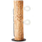 BRILLIANT Lampe, Odun Tischleuchte 2flg kiefer gebeizt, 2x A60, E27, 25W, Holz aus nachhaltiger Waldwirtschaft (FSC)